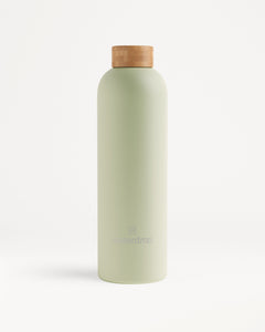 Thermo Steel Bottle · Bamboo Cap