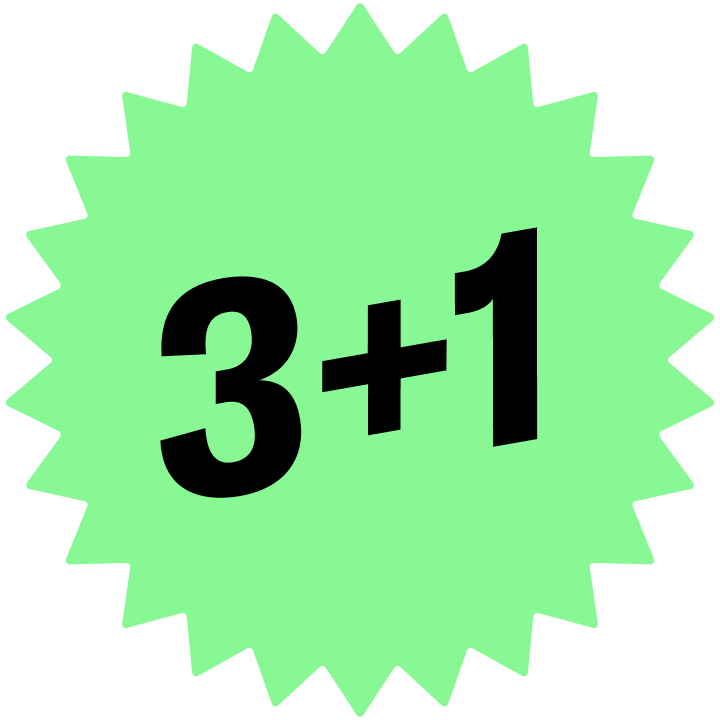 Prickelndes Softdrink 3+1 Set Badge Image